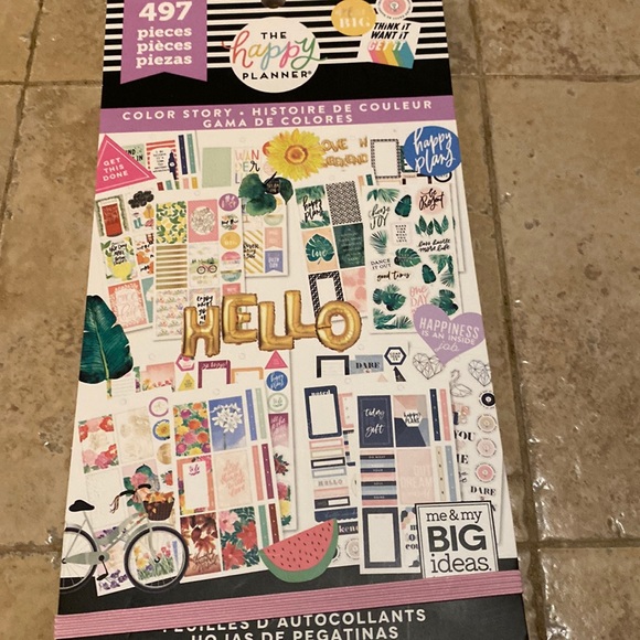 The Happy Planner | Office | Happy Planner Color Story Sticker Book ...